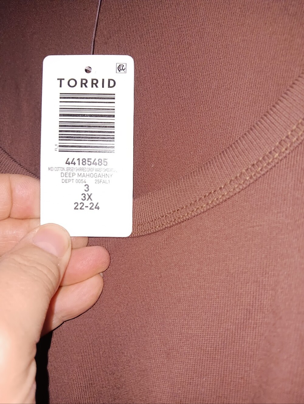 Torrid Midi Dress Brown - Picture 8 of 8